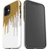 Paint Splatter Gold iPhone 12 Impact Case