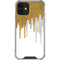 Paint Splatter Gold iPhone 12 Mini Clear Case