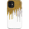 Paint Splatter Gold iPhone 12 Mini Impact Case