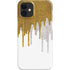 Paint Splatter Gold iPhone 12 Mini Lite Case