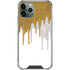 Paint Splatter Gold iPhone 12 Pro Clear Case