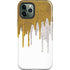 Paint Splatter Gold iPhone 12 Pro Impact Case