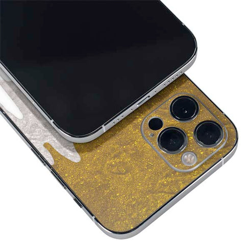 Paint Splatter Gold iPhone 12 Pro Skin
