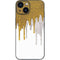 Paint Splatter Gold iPhone 13 Mini Skin