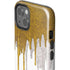 Paint Splatter Gold iPhone 14 Plus Impact Case