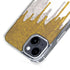 Paint Splatter Gold iPhone 15 Plus MagSafe Case
