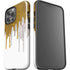 Paint Splatter Gold iPhone 15 Pro Max Impact Case