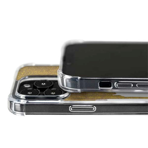 Paint Splatter Gold iPhone 14 Pro Max MagSafe Case