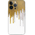 Paint Splatter Gold iPhone 14 Pro Skin