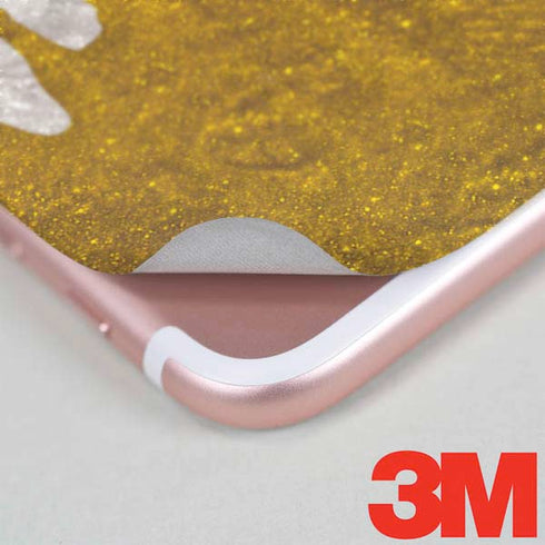 Paint Splatter Gold iPhone 7 Skin