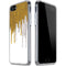 Paint Splatter Gold iPhone SE (2nd & 3rd Gen) Clear Case