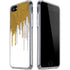 Paint Splatter Gold iPhone SE (2nd & 3rd Gen) Clear Case