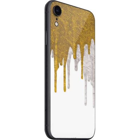Paint Splatter Gold iPhone SE (2nd & 3rd Gen) Skin