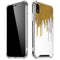 Paint Splatter Gold iPhone XR Clear Case