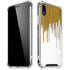 Paint Splatter Gold iPhone XR Clear Case