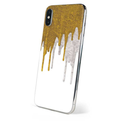 Paint Splatter Gold iPhone XS Max Skin
