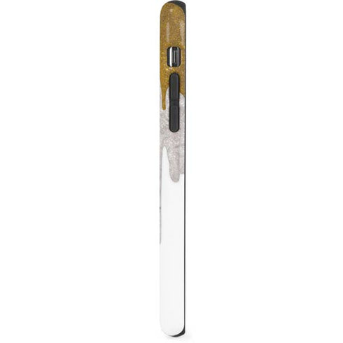 Paint Splatter Gold iPhone XS Pro Case