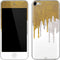 Paint Splatter Gold Apple iPod Skin
