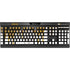 Paint Splatter Gold K95 RGB PLATINUM Mechanical Gaming Keyboard Skin