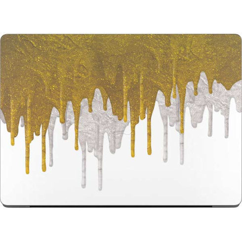 Paint Splatter Gold MacBook Pro 14in (2021-24) Skin