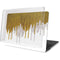 Paint Splatter Gold MacBook Pro 15in (2016-19) Case plus Skin