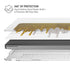 Paint Splatter Gold MacBook Pro 16in (2021-25) Case plus Skin