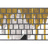 Paint Splatter Gold Magic Keyboard with Numeric Keypad Skin