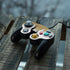 Paint Splatter Gold Nintendo GameCube Controller Skin