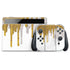 Paint Splatter Gold Nintendo Switch OLED (2021) Skin