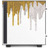 Paint Splatter Gold NZXT H510 Compact ATX Mid-Tower Case Skin