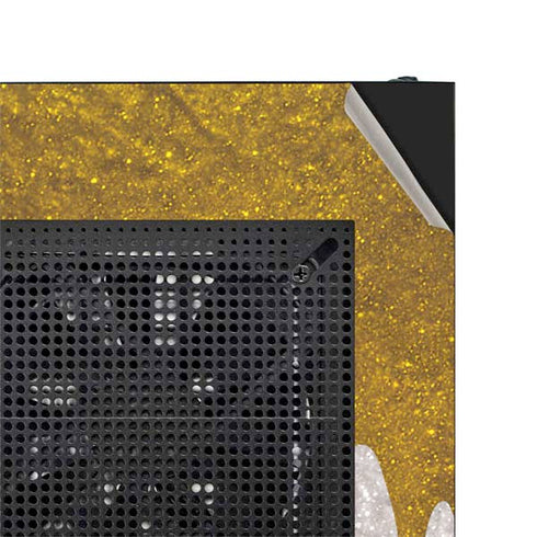 Paint Splatter Gold NZXT H510 Compact ATX Mid-Tower Case Skin