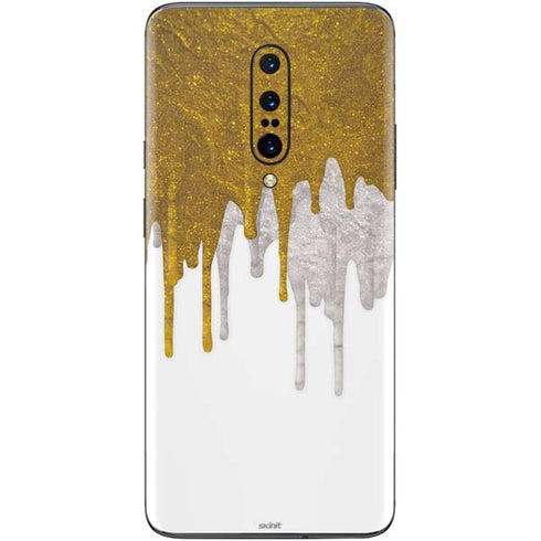 Paint Splatter Gold OnePlus 7 Pro Skin