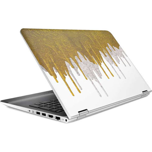 Paint Splatter Gold HP Pavilion Skin