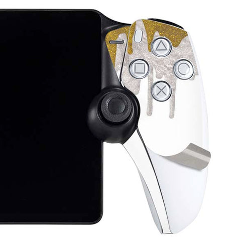 Paint Splatter Gold PlayStation Portal Remote Player Skin