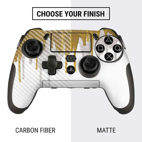Paint Splatter Gold PlayStation Scuf Vantage 2 Controller Skin