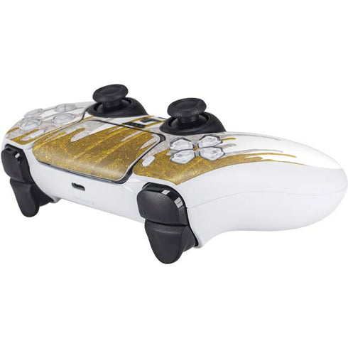 Paint Splatter Gold PS5 Controller Skin