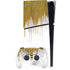 Paint Splatter Gold PS5 Slim Digital Edition Console Skin