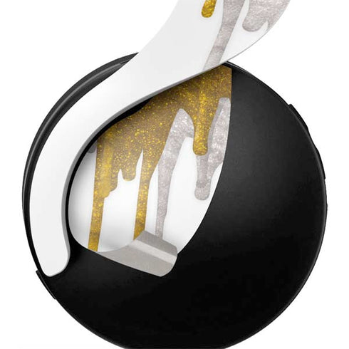Paint Splatter Gold PULSE 3D Wireless Headset for PS5 Skin