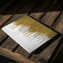 Paint Splatter Gold Surface Laptop 2 Skin