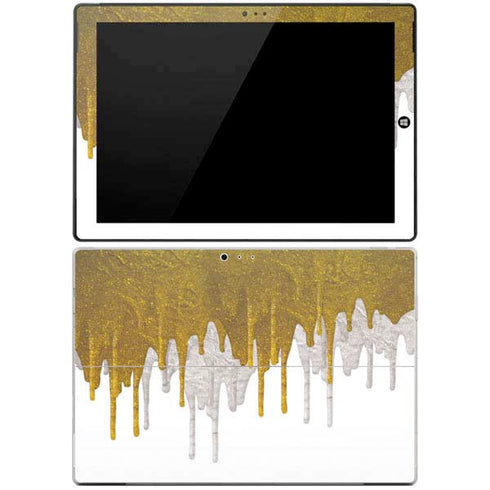 Paint Splatter Gold Surface Pro 3 Skin