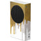 Paint Splatter Gold Xbox Series S Console Skin