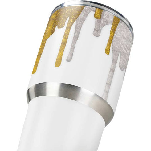 Paint Splatter Gold Yeti 30oz Rambler Tumbler Skin