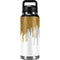 Paint Splatter Gold YETI Rambler 36oz Bottle Skin