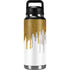Paint Splatter Gold YETI Rambler 36oz Bottle Skin