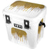 Paint Splatter Gold YETI Roadie 24 Hard Cooler Skin