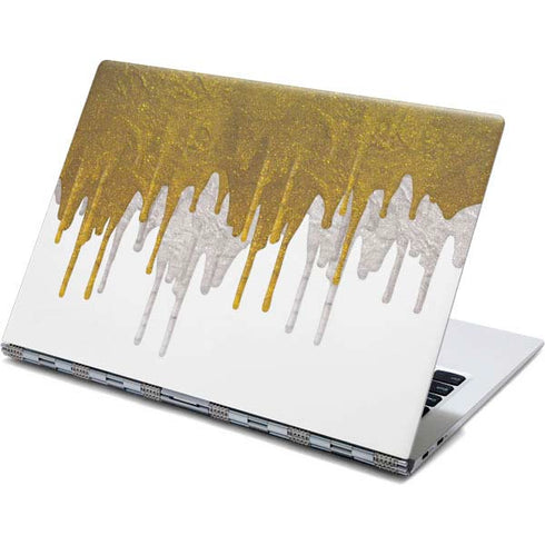 Paint Splatter Gold Yoga 910 2-in-1 14in Touch-Screen Skin