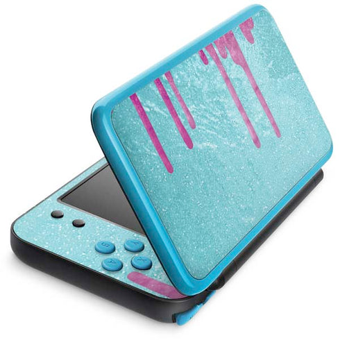 Paint Splatter Purple Nintendo 2DS XL (2017) Skin