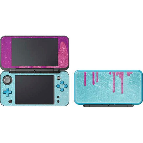 Paint Splatter Purple Nintendo 2DS XL (2017) Skin