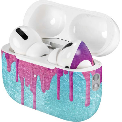 Paint Splatter Purple AirPods Pro 2nd Gen Skin