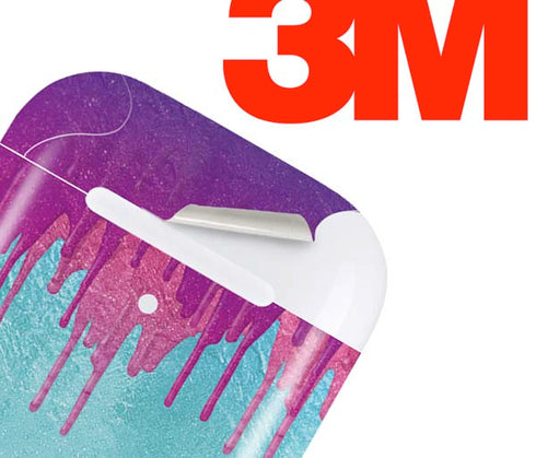 Paint Splatter Purple Apple AirPods 2 Skin